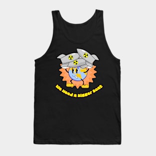 We Need A Bigger Boat Retro Vintage Cartoon Tank Top